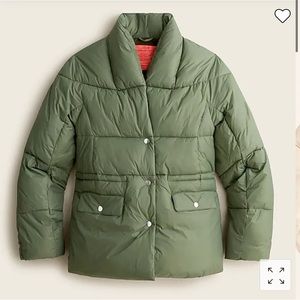 NWT J. Crew Alps puffer jacket